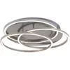 Image de BRILONER Leuchten   Plafonnier LED, lampe de plafond réglable, inclut une fonction mémoire, 60 Watt, 4.800 Lumen, 3.000 Kelvin, nickel mat, 546x100mmm (DxH)