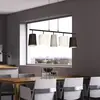 Image de Briloner Suspension Shades avec 5 abat-jour tissu