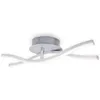 Image de Briloner Leuchten Plafonnier à 2 Ampoules LED en Aluminium 6 W 480 Lm 3 000 K 370 x 120 x 83 mm 6 W