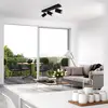 Image de Briloner Plafonnier 2857-035, inclinable, à 3 lampes, noir