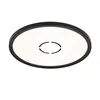 Image de Briloner Leuchten - Plafonnier LED, Lampe de plafond avec Effet de rétroéclairage, 18 W, 2.400 Lumen, 4.000 Kelvin, Rond, Blanc et Noir, Ø 29, 3cm