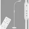 Image de Briloner Lampe sur pied LED Office Remote, télécommande, blanc