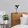 Image de Briloner Lampe à pince Fix, abat-jour métallique, noir