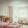 Image de Briloner Panneau LED Slim effet RGBW Ø29,3 cm blanc