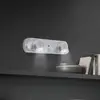 Image de Briloner Applique LED Terya, piles, 6 500 K, à 2 lampes