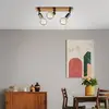 Image de Briloner Plafonnier Wood Basic à 3 lampes