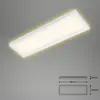 Image de Briloner Plafonnier LED 7365, 58 x 20 cm, blanc