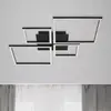 Image de Briloner Plafonnier LED Frame, step dim, 4 lampes noir