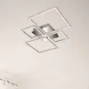 Image de Briloner Plafonnier LED Frame, CCT, 4 lampes, aluminium