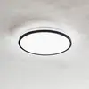 Image de Briloner Plafonnier LED Lana, effet backlighter Ø28 noir