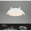 Image de Briloner Spot encastré LED Plat, blanc, lot de 3, 3 000 K