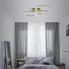 Image de Briloner Plafonnier LED Frame, doré, intensité variable, 4 lampes
