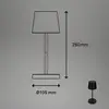 Image de Briloner Lampe de table LED Piha avec batterie, noir