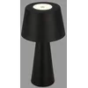 Image de BRILONER - Lampe de table LED rechargeable, gradation progressive, tactile, lumière mobile, noir