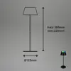 Image de Briloner Lampe à poser LED rechargeable Kiki, noir, IP44, 3.000 K, RGBW