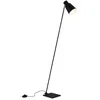 Image de BRILONER - Lampadaire comme décoration dans le salon et lampe de lecture, Lampe orientable, Lampe de salon, Pédale, Éclairage indirect, Noir