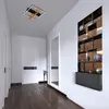 Image de Briloner Plafonnier LED 3775015 carré à 1 lampe avec bois