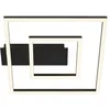 Image de BRILONER - Plafonnier LED Frame, plafonnier LED blanc chaud, lampe 18W, lampe de salon, lampe de chambre, 320x300x50 mm (LxlxH)