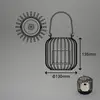 Image de Briloner Lampe batterie LED 7279 IP44 panier métal noir