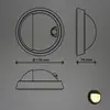 Image de Briloner Applique d'extérieur LED rechargeable 3785015 noir Détecteur de mouvement 17 cm