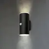 Image de Briloner Applique d'extérieur LED rechargeable 3787015, noire, détecteur de mouvement,