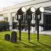 Image de Briloner Spot LED à piquer dans le sol 3928035 12 V Extension triple noir Ø 4 cm