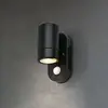Image de Briloner Applique d'extérieur à détecteur 3789015, noir, plastique, GU10