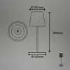 Image de Briloner Lampe à poser LED rechargeable 7508015, anthracite 2 700 K IP44 Touchdim