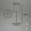 Image de Briloner Lampe à poser LED rechargeable 7508011, beige, 2 700 K IP44 variateur tactile