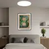 Image de Briloner Plafonnier LED Tava A, Ø 42 cm, plastique, blanc