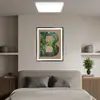 Image de Briloner Plafonnier LED Tava A, 42x42 cm, plastique, blanc