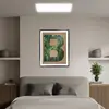 Image de Briloner Plafonnier LED Tava A, 58x20 cm, plastique, blanc