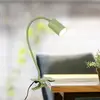 Image de Briloner Lampe à pince LED Fleks, vert tilleul, flexible, métal