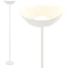Image de BRILONER - Lampadaire LED sans fil avec touche, intensité variable, batterie et source interchangeables, lampadaire sur batterie, lampe de salon, plafonnier, lampadaire, projecteur, 170 cm, blanc