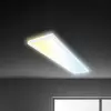 Image de Briloner Panneau LED Tava CCT, blanc, 98 x 20 cm, rétro-éclairage, plastique