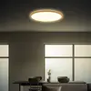 Image de Briloner Plafonnier LED Tava Wood, Ø 42 cm, plastique, 3 000 K
