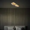 Image de Briloner Plafonnier LED Vinka, 55x14 cm, à 2 lampes, couleur bois
