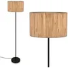 Image de BRILONER Seagrass Lampadaire avec abat-jour, interrupteur on / off, E27, max. 10 W, boho, esthétique, lampadaire, lampe de lecture, 35 x 161 cm (DxH), couleur naturelle