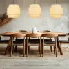 Image de Briloner Suspension Papper, 3 lampes, naturel, raphia, E27