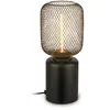 Image de Briloner Lampe à poser Rist, noir, hauteur 22 cm, métal