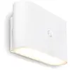 Image de Briloner Applique murale LED rechargeable Chat, blanc, 16 cm, plastique, capteur