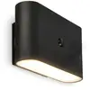 Image de Briloner Applique murale LED rechargeable Chat, noir, 16 cm, plastique, capteur
