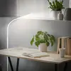 Image de Briloner Lampe sur pied LED Mura, blanc, hauteur 170 cm, métal, variateur tactile