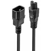 Image de Lindy Rallonge secteur IEC C14 vers IEC C5 Cloverleaf, 1m