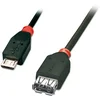 Image de Lindy Rallonge USB 2.0 Micro-B/A OTG, 0,5m