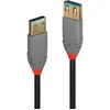 Image de Rallonge USB 3.2 type A, 5Gbit/s, Anthra Line, 2m, Câble d''extension