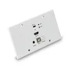 Image de Plaque Murale EU Extender HDBaseT Cat.6 KVM HDMI 4K60 & Type C, 150m, émetteur