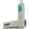 Image de Bloqueur de port USB C, 4 pièces + clé, Vert, Sécurité