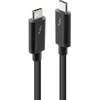Image de Câble Thunderbolt 3 de 1m, 40Gbit/s, PD 100W, passif