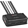 Image de Switch KVM 2 ports HDMI 4K60, USB 2.0 & audio, câbles intégrés